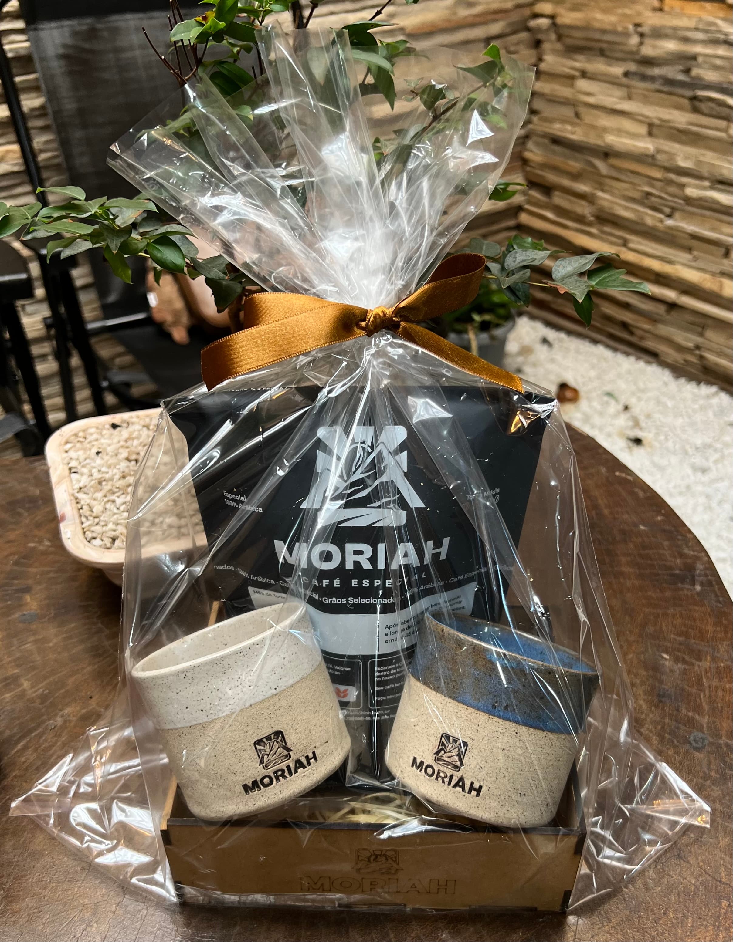 Kit Presente 2 cerâmicas (café 250g)