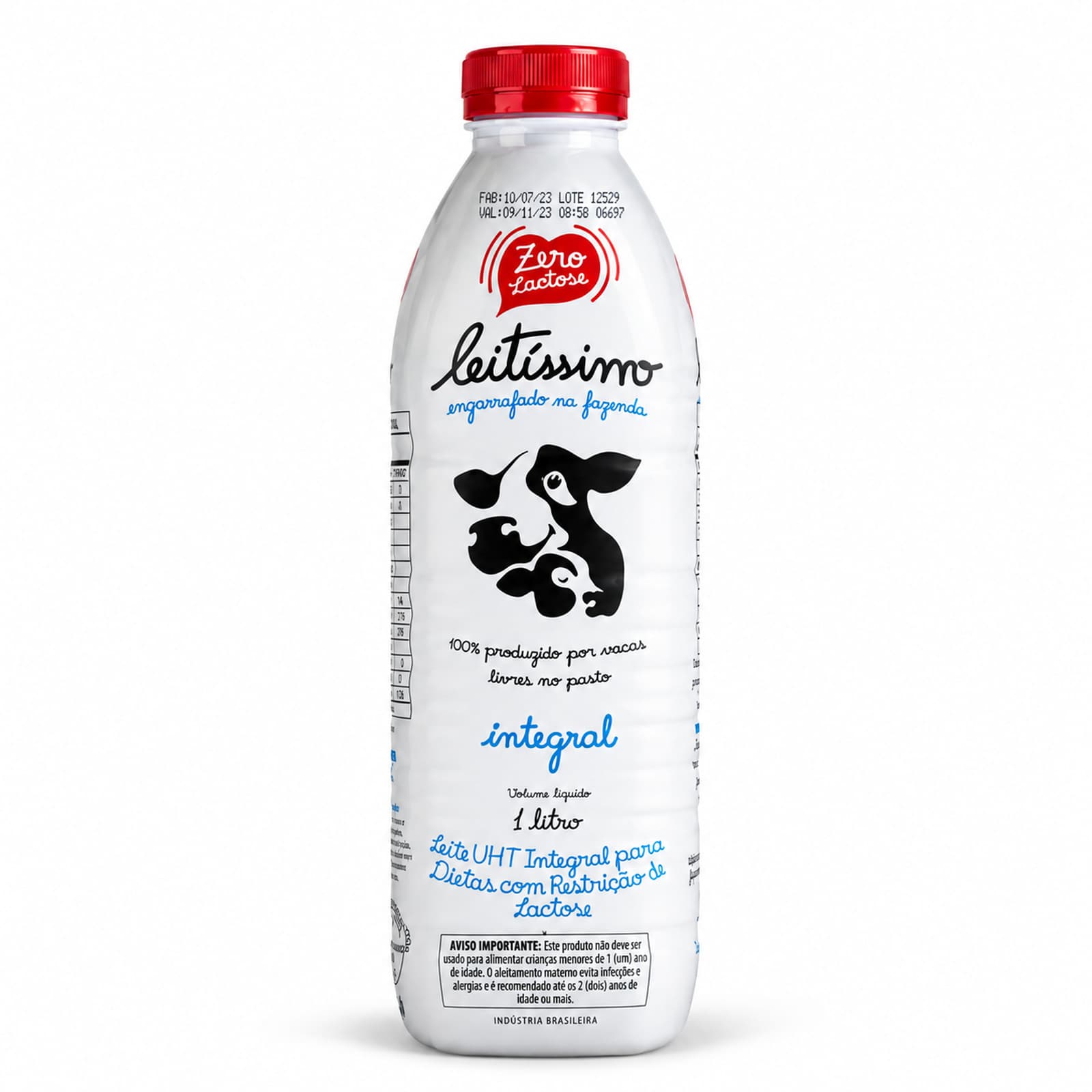 Kit 6 Leites Leitíssimo Integral Zero Lactose 1L